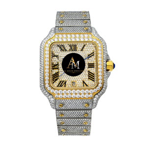 Reloj Mecánico de Lujo con Diamantes de Moissanita, Acero Inoxidable, Unisex, Correa de Cristal de 20 mm, Suministro Directo de Fábrica - Product Image 3