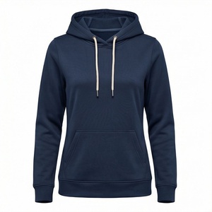 Sweats à capuche décontractés et tendance pour femmes, en gros, avec logo frontal, pour l'hiver - Product Image 1