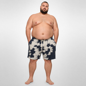 Shorts en molleton imprimés grande taille pour hommes, vêtements d'hiver, shorts de sport épais, shorts de jogging 100% coton polyester, tie-dye - Product Image 1