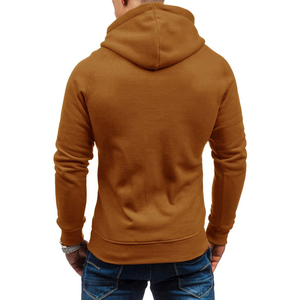 Sudaderas con capucha para hombre de algodón 100% ecológico, de forro polar, estilo casual hip hop, personalizables con bordado y estampado, con cremallera, de peso pesado, al por mayor. - Product Image 2
