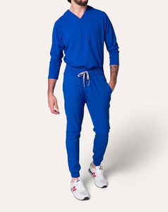 Uniformes de marque privée pour infirmières, pantalon de jogging à col en V, uniformes d'hôpital pour hommes - Product Image 2