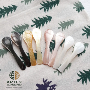 ช้อนไข่มุกทำมือรักษ์โลก สีขาวธรรมชาติ คุณภาพพรีเมียม สำหรับโต๊ะอาหาร ARTEX QUANG PHU - Product Image 6