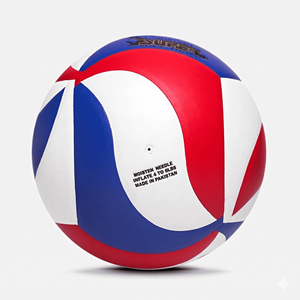Ballon de volley-ball professionnel en cuir, taille 5, personnalisé avec logo OEM, souple, léger, durable, cousu à la machine, pour entraînement intérieur/extérieur, fabrication usine - Product Image 2
