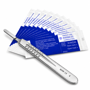 MJW INTERNATIONAL No. 4 mangores de bisturí quirúrgico de acero inoxidable reutilizables, instrumento quirúrgico manual para uso médico y clínico - Product Image 6