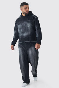 Chándal Deportivo para Hombre, Diseño Nuevo, Lavado Ácido, con Logotipo Personalizado, Venta al Por Mayor OEM, 2026 - Product Image 3