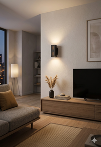 Lampe murale extérieure LED en fer carré Lumetal, étanche, pour jardin, IP65, 3000K blanc chaud, CRI>=80, durée de vie 30000H - Product Image 4