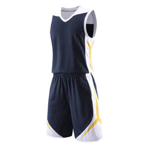 Maillot de basket-ball personnalisé pour homme, tenue de sport respirante en tissu athlétique, numéro de joueur personnalisé, compétition - Product Image 3