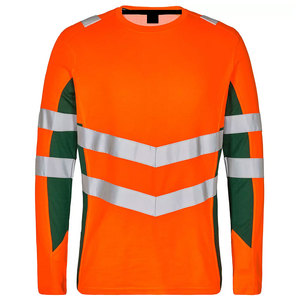 T-shirts de travail personnalisés haute visibilité, vêtements de sécurité réfléchissants pour la construction, t-shirts de travail à manches longues haute visibilité - Product Image 1