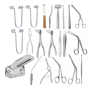 Juego de 22 Instrumentos Quirúrgicos Manuales de Acero Inoxidable para Septoplastia, Herramientas para Cirugía Nasal ORTHO GENIX OG-AM-066 CE - Product Image 1