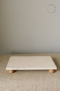 Indoor Travertine Marble Serving <b>Tray</b> Stylish Design For Dining <b>Table</b> Kitchen And Coffee Serving - Product Image 3