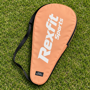 Sac de raquette de squash personnalisé avec logo imprimé, fermeture éclair et bandoulière réglable pour le transport d'équipements sportifs, commande en gros - Product Image 3