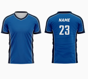 เสื้อฟุตบอลย้อนยุคแบบยูนิเซ็กซ์ คอวี ทรงโปโล ผ้าโพลีเอสเตอร์ 100% น้ำหนักเบา แห้งเร็ว ระบายอากาศได้ดี - Product Image 6