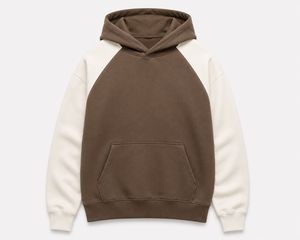 Conjunto de Sudadera con Capucha y Pantalones Deportivos al por Mayor, Bicolor, 100% Algodón, Chándal para Hombre con Bolsillo Canguro, Traje Deportivo de Invierno para Gimnasio - Product Image 1