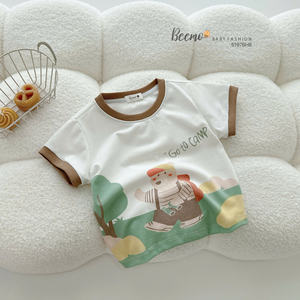 Ensemble de vêtements pour enfants de haute qualité, ensembles décontractés d'été pour garçons, t-shirt et short, ensemble de loisirs pour enfants en 2 pièces, vêtements de maison - Product Image 5