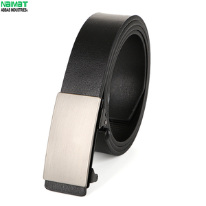 Cinturón Automático con Hebilla Rectangular Negra Sólida, Cinturón Casual para Hombre, Moldeado en una Sola Pieza, Estilo Duradero - Product Image 4