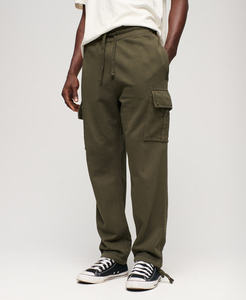 Men's Olive Green Canvas Sweatpants Elastic Waist Drawstring Multiple <b>Pockets</b> Casual Streetwear Waterproof Sweatpants <b>Trouser</b> - Product Image 1