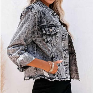 2026 New Arrival Women Jeans <b>Jackets</b> Lightweight Women Jeans <b>Jackets</b> <b>Cheap</b> Price Women Jeans <b>Jackets</b> - Product Image 4