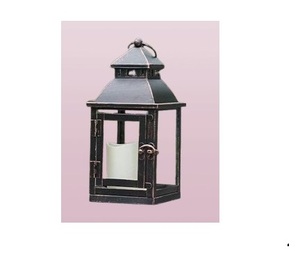 Farol de vela decorativo único de metal y vidrio, diseño clásico, superventas, para decoración del hogar. - Product Image 2