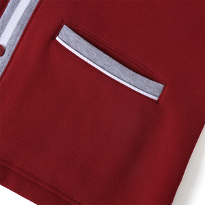 Custom Texas Southern Fleece <b>Cardigan</b> <b>Men</b> V Neck Full Sleeve Chenille Letter Pattern Knit Sweater Autumn Regular Fit Bulk Order - Product Image 5