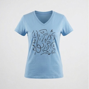 เสื้อเชิ้ตทำงานผู้หญิงมาใหม่ แฟชั่นฤดูใบไม้ผลิและฤดูใบไม้ร่วง ลายพิมพ์ทันสมัย สไตล์ลำลอง ชุดเดรสผู้หญิง ผ้าซาตินปักเลื่อม น้ำหนัก 240 กรัม ผ้าฝ้าย 100% - Product Image 1
