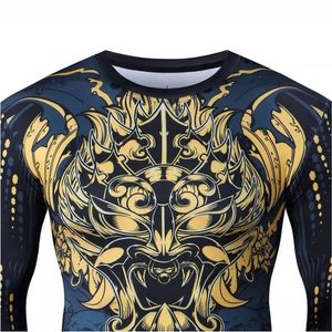 Rashguard personnalisé pour homme en polyester et élasthanne respirant, très demandé, avec logo personnalisé par sublimation. - Product Image 4