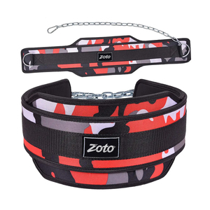 Ceinture de musculation en nylon robuste avec chaîne pour tractions assistées, dips et entraînement de force – Fabricant d'équipement de musculation - Product Image 1