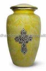 Vente chaude de haute qualité belle conception en laiton adulte urnes funéraires pour cendres urnes faites à la main urnes funéraires - Product Image 3