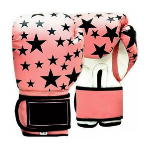 Guantes de Boxeo de Cuero Negro de Alta Calidad con Soporte para Muñeca, Impresión de Logotipo Personalizado, Venta al Por Mayor, OEM, Producto Personalizado para Artes Marciales Mixtas - Product Image 1