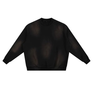 เสื้อสเวตเชิ้ตคอกลมสีชมพูทรงโอเวอร์ไซส์แบบยูนิเซ็กซ์  ถักนิตติ้ง สีพื้น ทรงปกติ แขนยาว สวมใส่สบายๆ สำหรับฤดูใบไม้ร่วง เนื้อผ้านุ่ม - Product Image 3