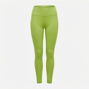 Leggings Scrunch Butt de Cintura Alta para Yoga, Gimnasio y Fitness, Sin Costuras, Efecto Push-Up, Transpirables, Color Sólido - Product Image 1