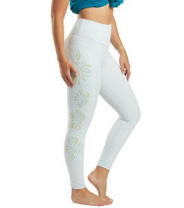 Custom Designed Spandex Polyester Women's Yoga Leggings Unique Style Elastic Waist Mid-Waist <b>Pants</b> - Product Image 2