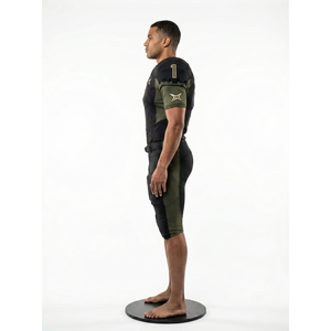 Ensemble d'uniformes de football américain personnalisés pour hommes, en polyester et spandex épais, équipement professionnel – Maillot et pantalon de l'équipe avec logo brodé, taille XS - Product Image 3