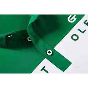 เสื้อโปโลกอล์ฟคุณภาพสูงขายส่ง โลโก้สั่งทำได้ แห้งเร็ว ระบายอากาศได้ดี ผ้าฝ้าย 100% เสื้อโปโลแขนสั้นสำหรับผู้ชาย ชุดกีฬา - Product Image 6