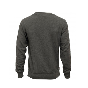 Sudadera de punto para hombre, cuello redondo, color blanco, algodón, corte regular, estilo casual, para otoño, disponible para la venta. - Product Image 6