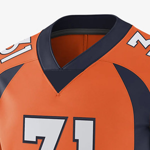 American Football Jersey Wholesale Custom American Football Uniform High Quality <b>100</b>% <b>Polyester</b> Mesh Heat-Transfer Anti - Product Image 6