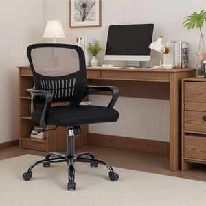 Sedia da Ufficio Girevole Regolabile con Comodo Supporto Lombare per Gaming - Product Image 4