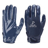 Guantes de Fútbol Americano de Alta Calidad, Material de Cuero, Guantes Deportivos Personalizados con Logotipo de Marca, Transpirables, Unisex, Equipamiento de Entrenamiento