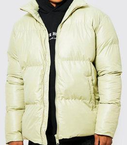Premium Puffer Men’s <b>Jacket</b> For Winter Custom Casual Outdoor Wear For Men's Windproof <b>Zipper</b> Closure Side <b>Pockets</b> Men's Coat - Product Image 1