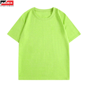 Camiseta de Manga Corta para Hombre, Color Verde Menta, Cuello Redondo, Corte Regular, Color Sólido, Informal, de Algodón Jersey - Product Image 4