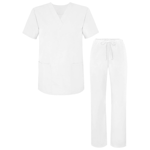 Ensemble de tenue médicale pour hommes, chemise à col en V et pantalon - Product Image 6