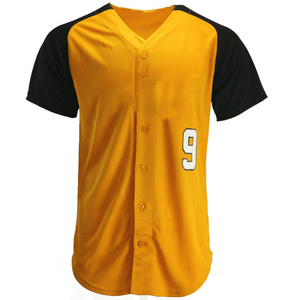 Maillots de baseball personnalisés OEM en polyester respirant à 100 % avec motif 3D, options de logo personnalisé vierges - Vêtements de sport en gros - Product Image 3