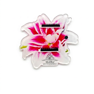 HARL Nouveau Design 2026 : Plaques à Cils Écologiques et Durables pour Extensions de Cils, Logo Personnalisé, Forme Fleur Magnétique, Outil de Beauté en Acrylique - Product Image 2