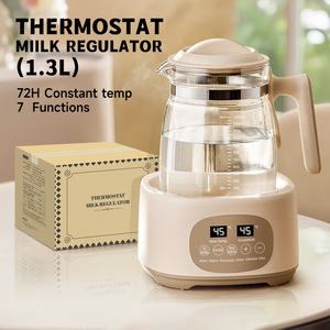 600W Digital Baby Electric <b>Kettle</b> <b>Temperature</b> Control Glass Water Boiler Automatic Shut-Off Milk Warmer for Home - Product Image 6