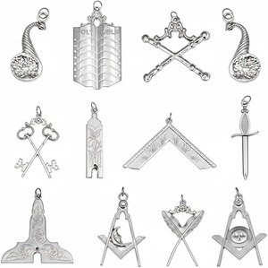 ชุดเครื่องประดับปกเสื้อพรีเมียมสำหรับสมาชิกสมาคมเมสัน 12 ชิ้น - เครื่องราชอิสริยาภรณ์อย่างเป็นทางการสำหรับสมาชิกสมาคม - Product Image 5