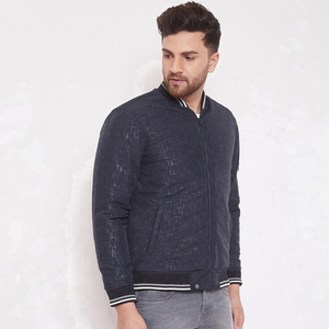 Custom Blank Embroidery Stand Collar College Varsity <b>Baseball</b> <b>Bomber</b> <b>Jacket</b> 100% Satin Unisex Front - Product Image 3