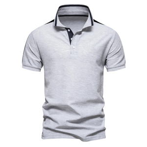 เสื้อยืดแขนสั้นผู้ชายผ้าคอตตอน/โพลีเอสเตอร์สีพื้นแบบเป็นชั้นๆ ยี่ห้อ Bee Digital Printing เป็นมิตรต่อสิ่งแวดล้อม - Product Image 4