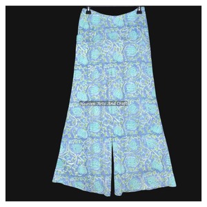 Pantalones de harén de yoga bohemios de pierna salvaje para mujer, ropa personalizada con estampado de bloques de algodón, tendencia europea, éxito de ventas #1 - Product Image 3