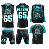 Uniforme de football 7v7 personnalisé, respirant et imprimé, vente en gros