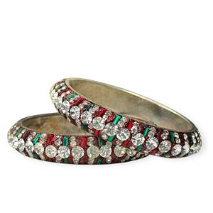 2026 Trending Casual Metal Multicolor Silver <b>Pearl</b> Bangles Elegant Bridal Wedding Party Wear Premium Wholesale Price - Product Image 1