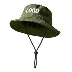 <b>Men</b>’s Waterproof Bucket Rain <b>Hat</b> Quick Dry Packable Boonie Safari <b>Sun</b> <b>Hat</b> UV Protection Fishing Cap with Chin Strap - Product Image 3
